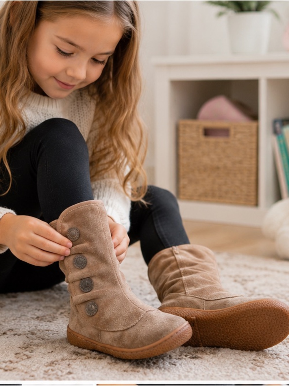 Livie & Luca Tan Kids Boots size 12T